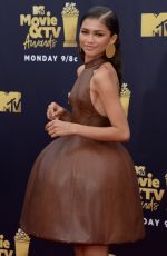 ZENDAYA COLEMAN at 2018 MTV Movie and TV Awards in Santa Monica 06/16/2018