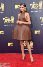 ZENDAYA COLEMAN at 2018 MTV Movie and TV Awards in Santa Monica 06/16/2018
