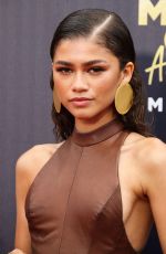 ZENDAYA COLEMAN at 2018 MTV Movie and TV Awards in Santa Monica 06/16/2018