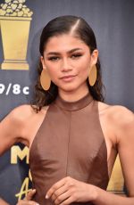 ZENDAYA COLEMAN at 2018 MTV Movie and TV Awards in Santa Monica 06/16/2018