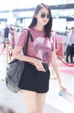 ZHANG ZILIN at Airport in Beijing 06/01/2018