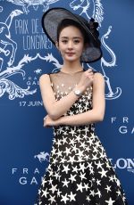ZHAO LIYING at Prix de DIane Longines 2018 in Chantilly 06/17/2018