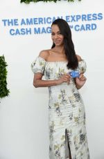 ZOE SALDANA American Express Cash Magnet Card Launch in New York 06/14/2018