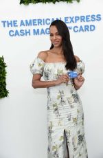 ZOE SALDANA American Express Cash Magnet Card Launch in New York 06/14/2018