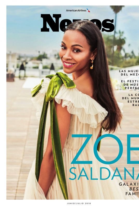 ZOE SALDANA in Nexos Magazine, June 2018 Issue