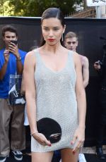 ADRIANA LIMA Arrives at Vogue Dinner Party in Paris 07/03/2018