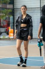 ADRIANA LIMA at Puma Photoshoot in New York 07/27/2018