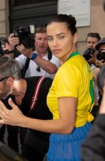 ADRIANA LIMA in Brazil Jersey Out in Paris 07/02/2018