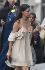 ADRIANA LIMA Out and About in Paris 07/22/2018