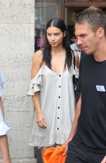 ADRIANA LIMA Out and About in Paris 07/22/2018
