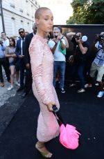 ADWOA ABOAH Arrives at Vogue Dinner Party in Paris 07/03/2018