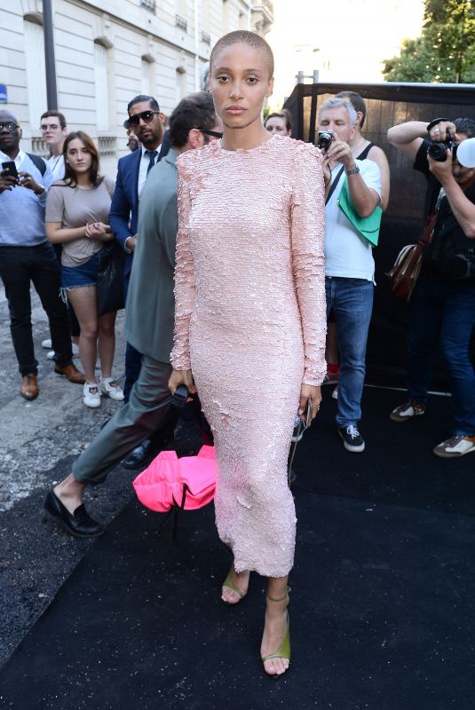 ADWOA ABOAH Arrives at Vogue Dinner Party in Paris 07/03/2018