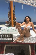 AGATHE AUPROUX in Bikini at a Boat in Corsica 07/07/2018