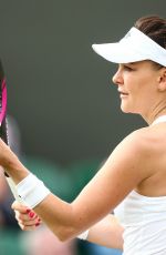 AGNIESZKA RADWANSKA at Wimbledon Tennis Championships in London 07/04/2018
