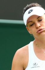 AGNIESZKA RADWANSKA at Wimbledon Tennis Championships in London 07/04/2018