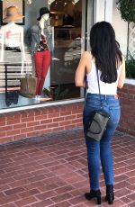 AIMEE GARCIA Out Shopping at Fred Segal in West Hollywood 07/24/2018