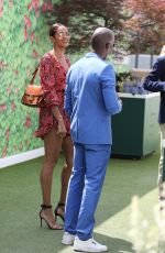 ALESHA DIXON at 2018 Wimbledon Tennis Tournament Final in London 07/15/2018
