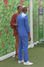 ALESHA DIXON at 2018 Wimbledon Tennis Tournament Final in London 07/15/2018