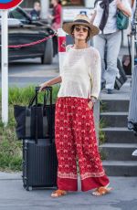 ALESSANDRA AMBROSIO Arrives at Tegel Airport in Berlin 07/01/2018
