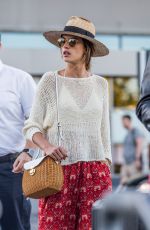 ALESSANDRA AMBROSIO Arrives at Tegel Airport in Berlin 07/01/2018