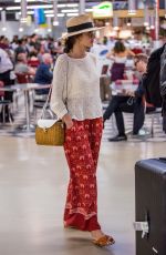 ALESSANDRA AMBROSIO Arrives at Tegel Airport in Berlin 07/01/2018