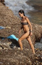 ALESSANDRA AMBROSIO in Bikini at a Beach in Ibiza 07/08/2018