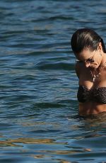 ALESSANDRA AMBROSIO in Bikini at a Beach in Ibiza 07/08/2018