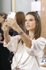ALESSANDRA AMBROSIO on the Backstage of Zuhair Murad Fashion Show in Paris 07/04/2018