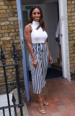 ALEXANDRA BURKE Leaves BBC Studio in West London 07/19/2018