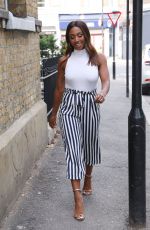 ALEXANDRA BURKE Leaves BBC Studio in West London 07/19/2018
