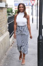 ALEXANDRA BURKE Leaves BBC Studio in West London 07/19/2018