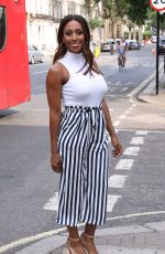 ALEXANDRA BURKE Leaves BBC Studio in West London 07/19/2018