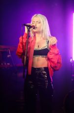 ALICE CHATER Performs at a Concert in London 07/19/2018