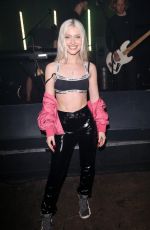 ALICE CHATER Performs at a Concert in London 07/19/2018