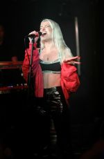 ALICE CHATER Performs at a Concert in London 07/19/2018