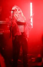 ALICE CHATER Performs at a Concert in London 07/19/2018