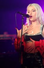 ALICE CHATER Performs at a Concert in London 07/19/2018