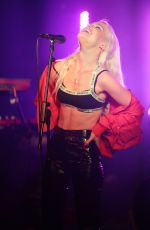 ALICE CHATER Performs at a Concert in London 07/19/2018