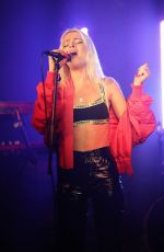 ALICE CHATER Performs at a Concert in London 07/19/2018