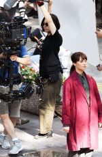 ALICIA VIKANDER on the Set of The Earthquake Bird in Tokyo 06/03/2018