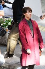 ALICIA VIKANDER on the Set of The Earthquake Bird in Tokyo 06/03/2018