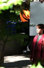 ALICIA VIKANDER on the Set of The Earthquake Bird in Tokyo 06/03/2018