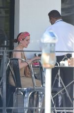 ALISON BRIE Out for Lunch in Los Angeles 06/30/2018