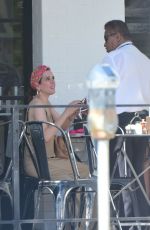 ALISON BRIE Out for Lunch in Los Angeles 06/30/2018