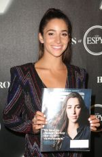 ALY RAISMAN at Heroes at the Espys Pre-party in Los Angeles 07/17/2018