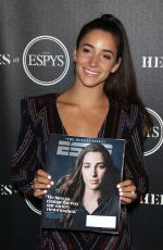 ALY RAISMAN at Heroes at the Espys Pre-party in Los Angeles 07/17/2018
