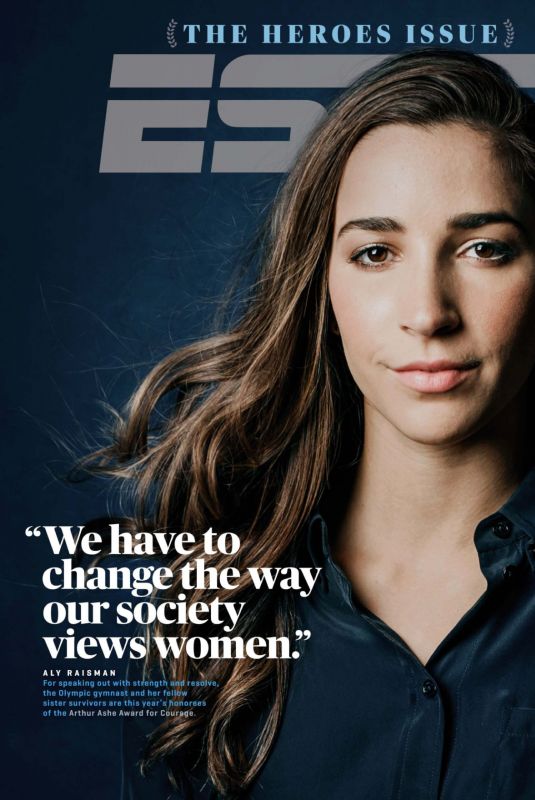 ALY RAISMAN in Espn Magazine, July 2018