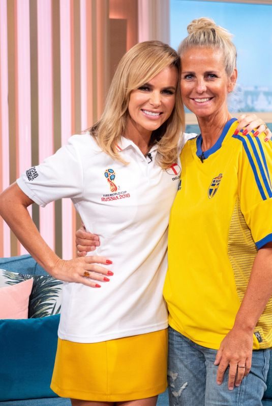 AMANDA HOLDEN and ULRIKA JONSSON This Morning Show in London 07/06/2018