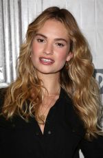 AMANDA SEYFRED andLILY JAMES at AOL Build in New York 07/19/2018