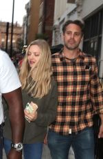AMANDA SEYFRIED and Thomas Sadoski Leaving Townhouse in London 07/09/2018